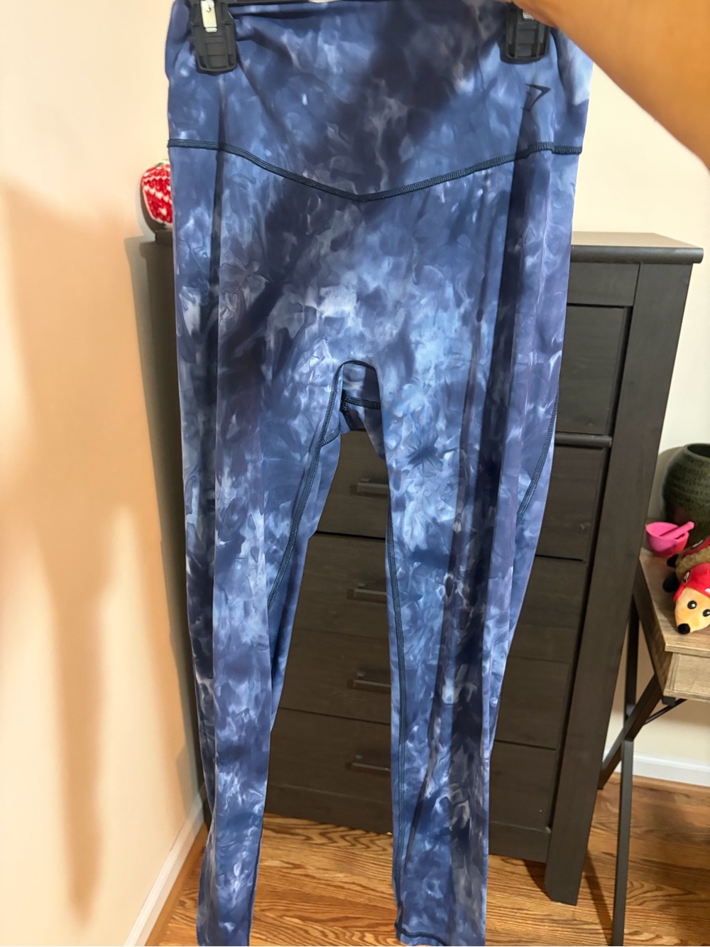 Gymshark Blue Tie-Dye Leggings